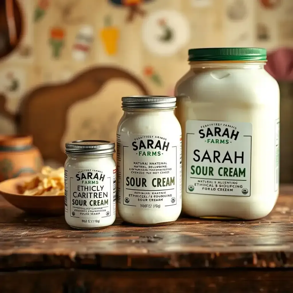 Sarah Farms Ethically Sourced Sour Cream In El Paso