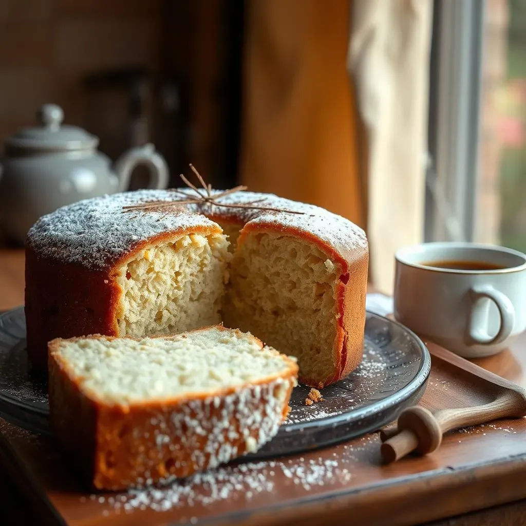 Serving and Enjoying Your 8x8 Sour Cream Coffee Cake