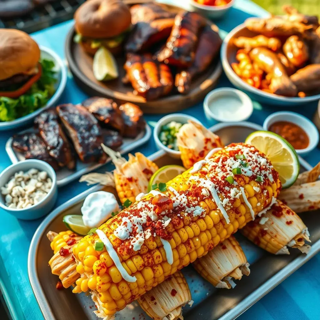 Serving and Enjoying Your Homemade Mexican Street Corn with Mayo and Sour Cream