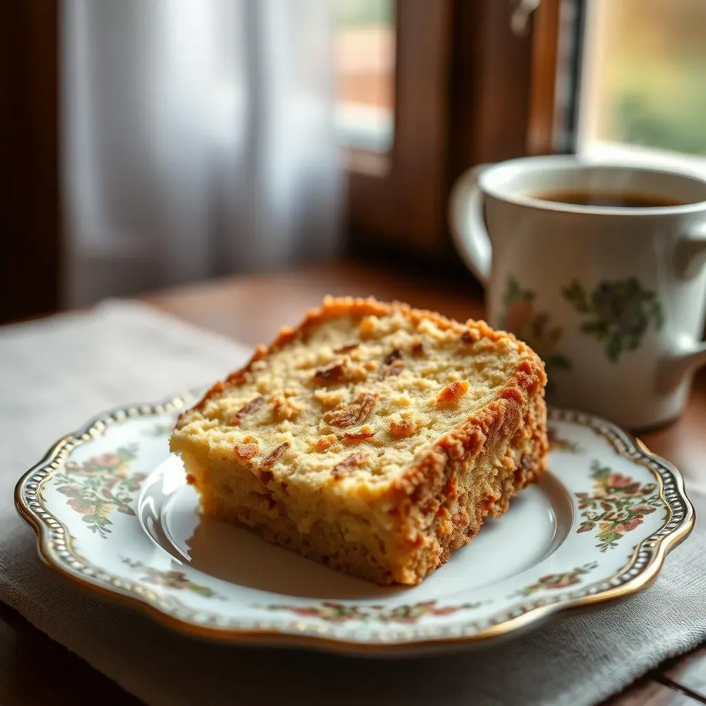 Serving and Storing Your Cake Mix Sour Cream Coffee Cake