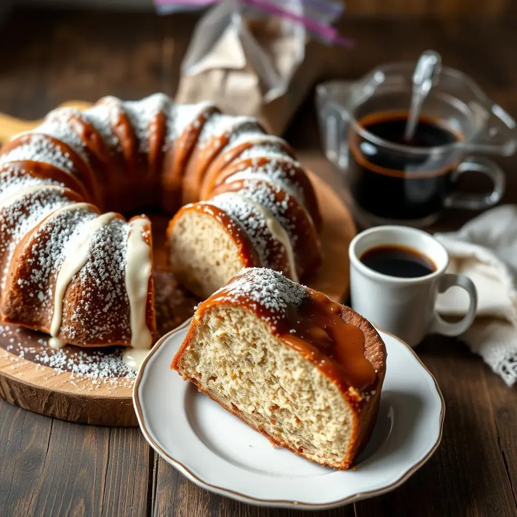 Serving and Storing Your Coffee Cake Bundt with Sour Cream