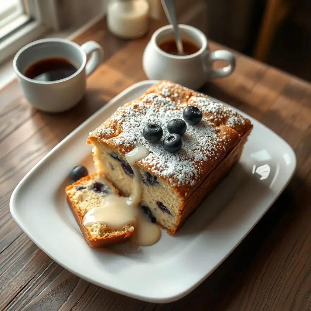 Serving and Storing Your Delicious Blueberry Sour Cream Coffee Cake