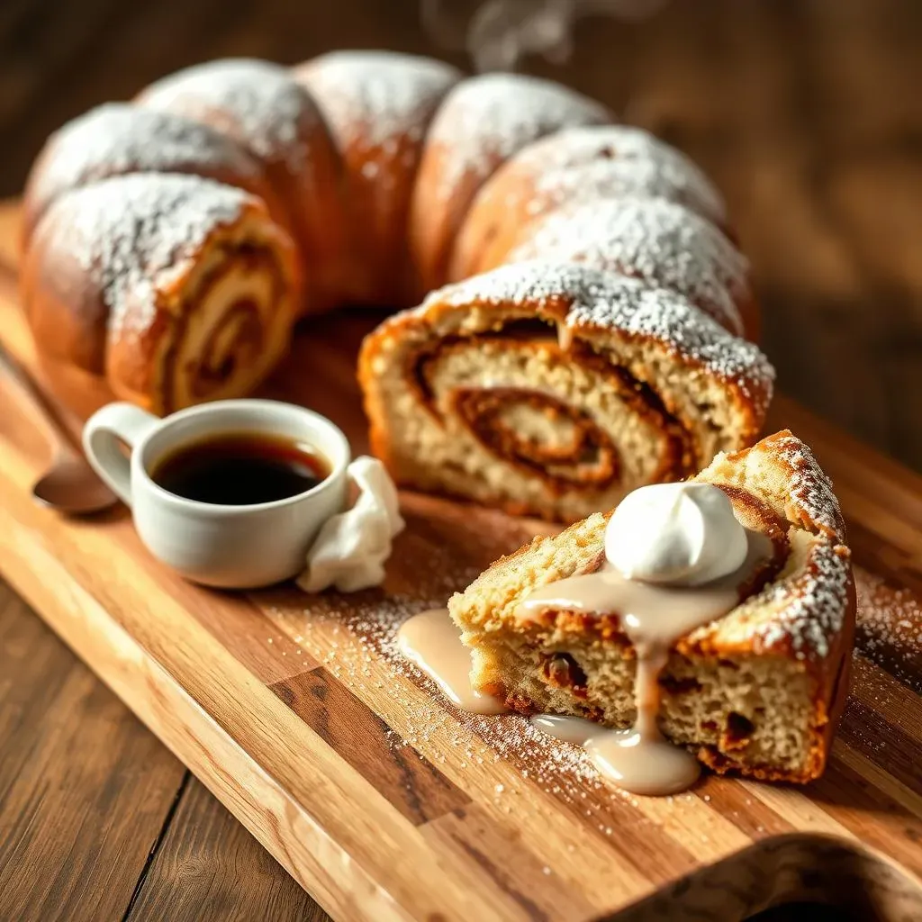 Serving and Storing Your Delicious Cinnamon Sour Cream Coffee Cake