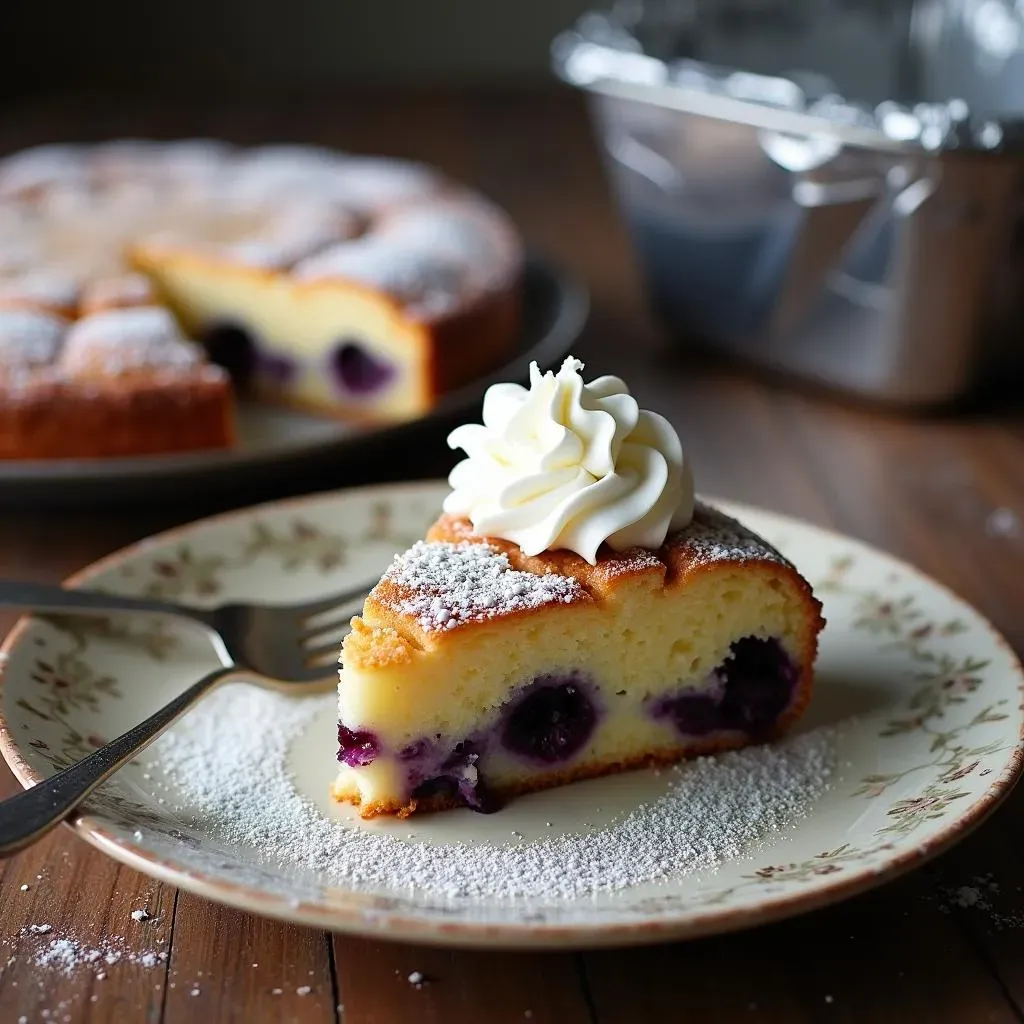 Serving and Storing Your Homemade Blueberry Sour Cream Coffee Cake