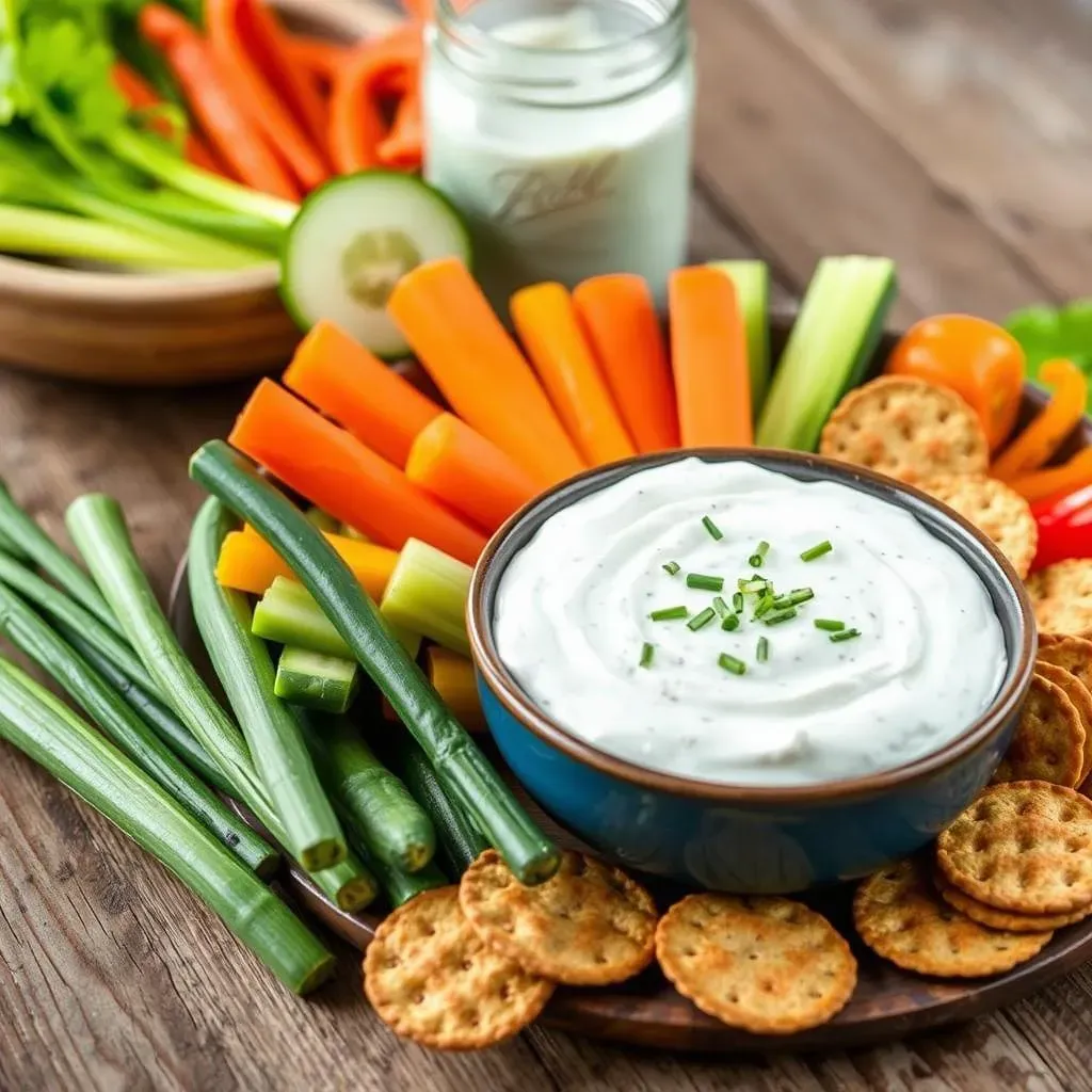 Serving and Storing Your Vegan Sour Cream and Chive Dip