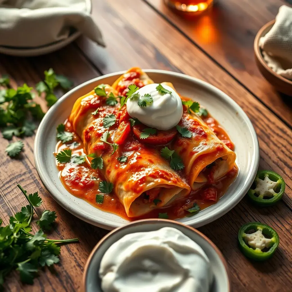 Serving, Storing, and Enjoying Your Vegan Sour Cream Enchiladas