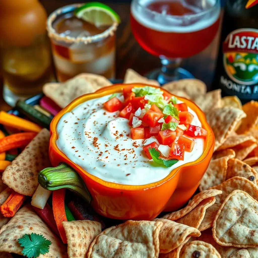 Serving Suggestions for Your Mexican Sour Cream Dip with Taco Seasoning