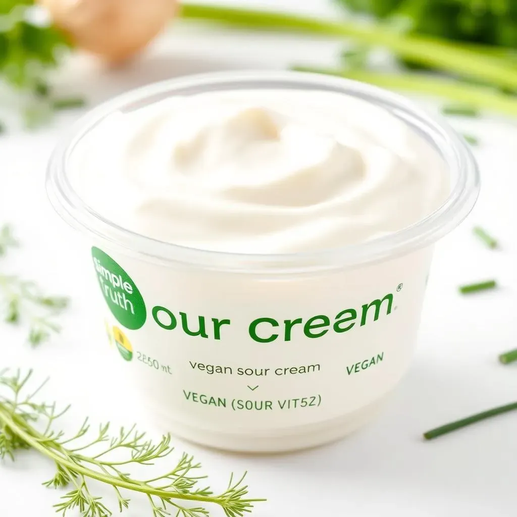 Simple Truth Vegan Sour Cream:  Amazing Taste, Plant-Based!