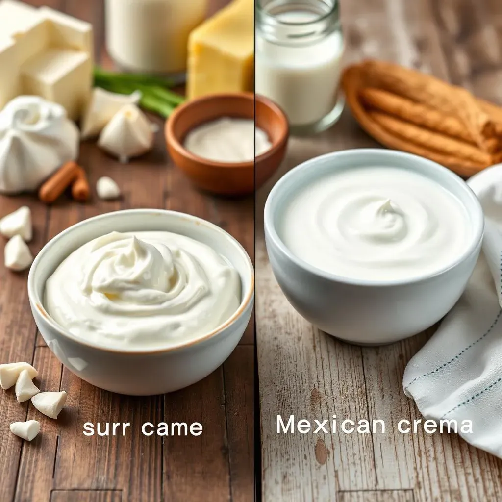 Sour Cream and Mexican Table Cream: What Are They?