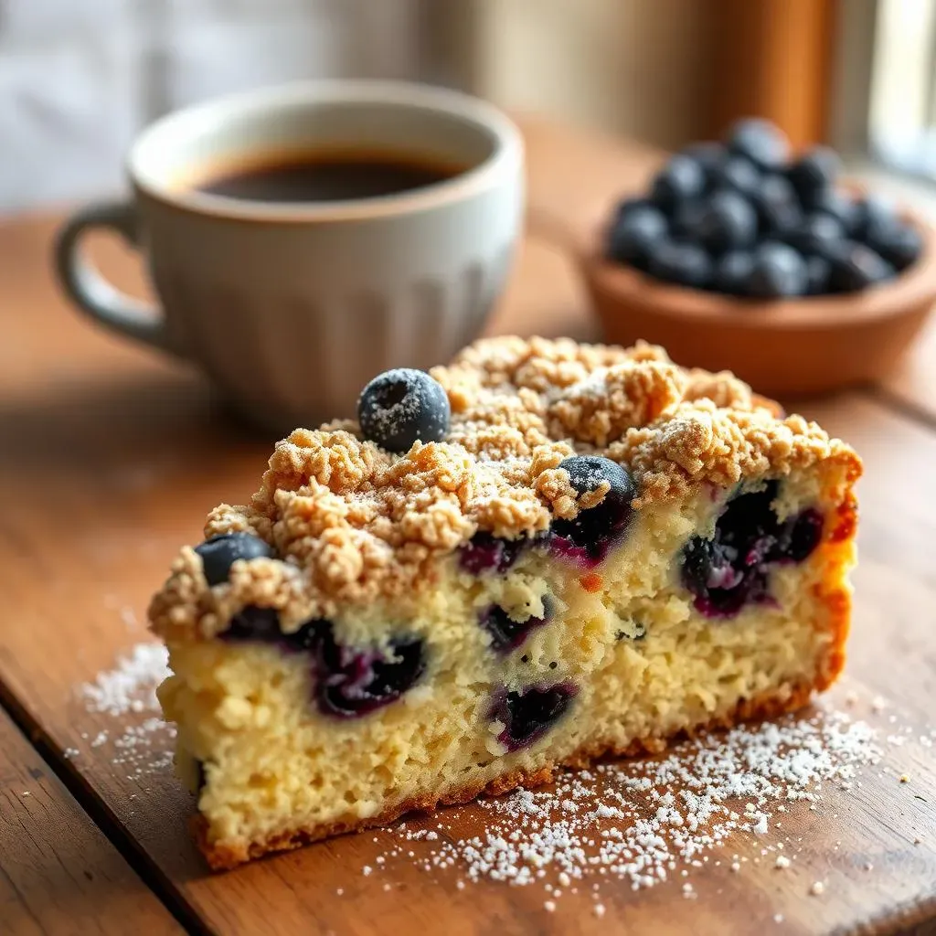 Ultimate Sour Cream Blueberry Coffee Cake Recipe