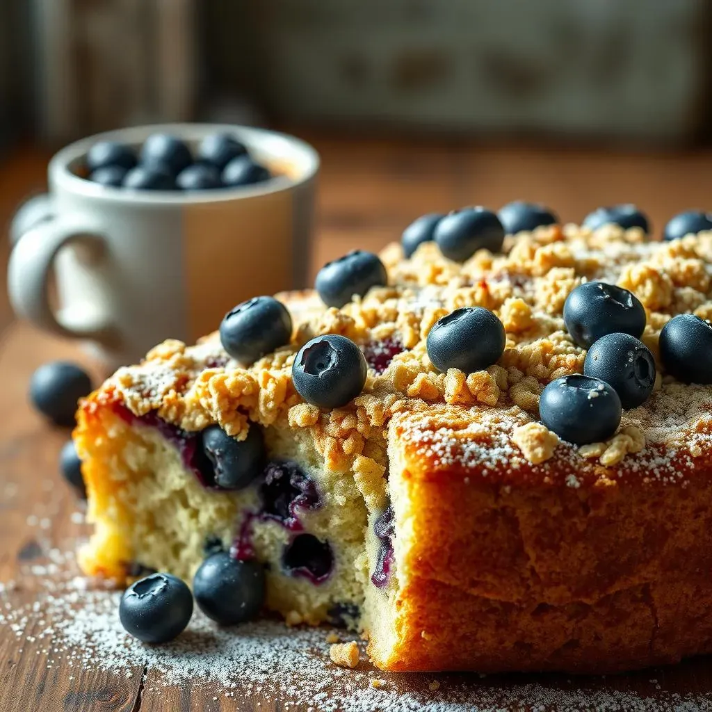 Ultimate Sour Cream Coffee Cake with Blueberries Recipe