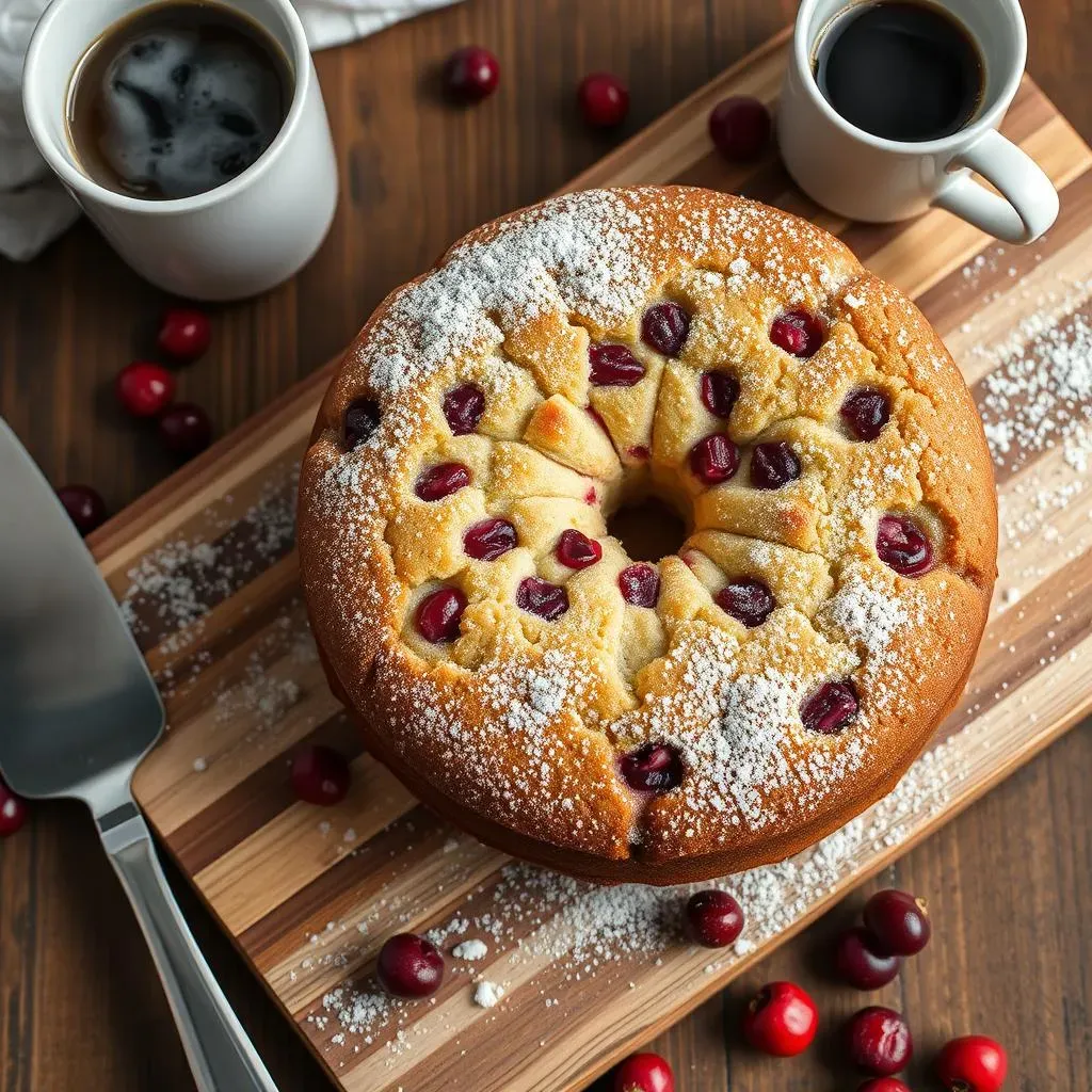 Ultimate Sour Cream Cranberry Coffee Cake Recipe