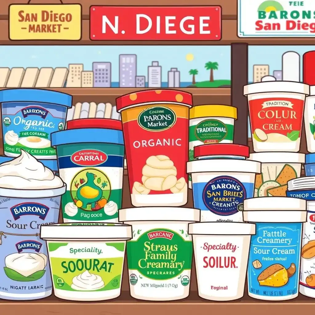 Sour Cream Market San Diego Exploring Different Retailers