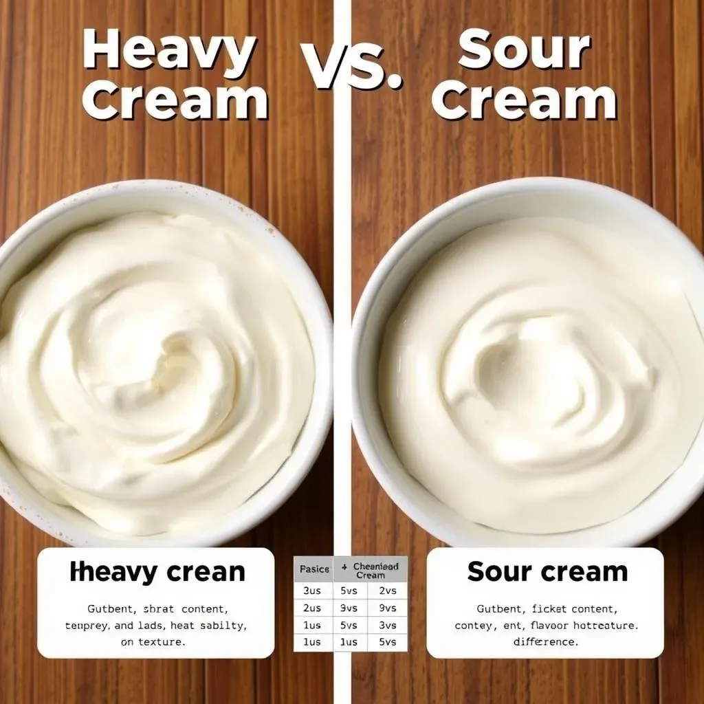 Sour Cream vs. Heavy Cream: What's the Real Difference?