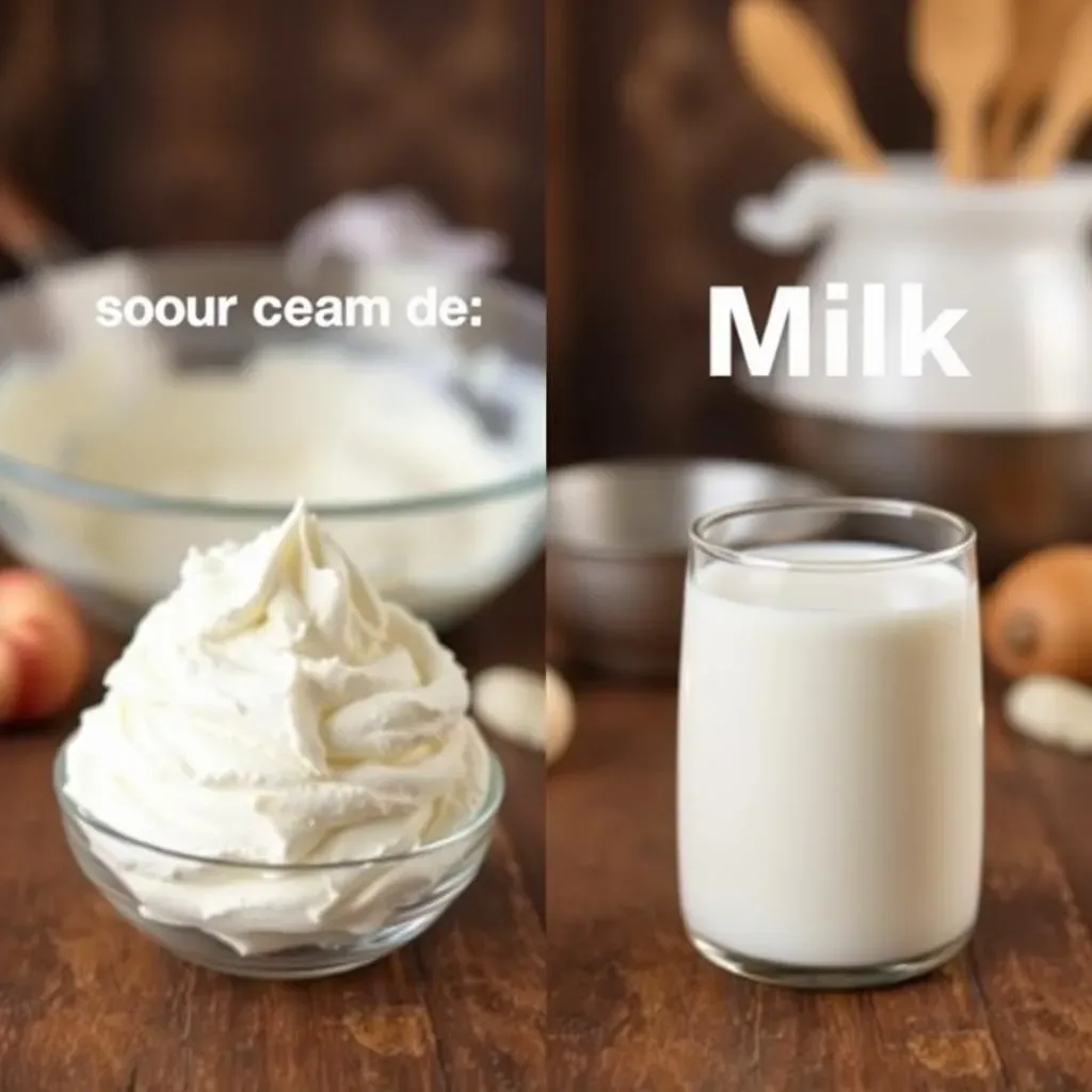 Sour Cream vs. Milk: A Taste and Texture Comparison When Substituting