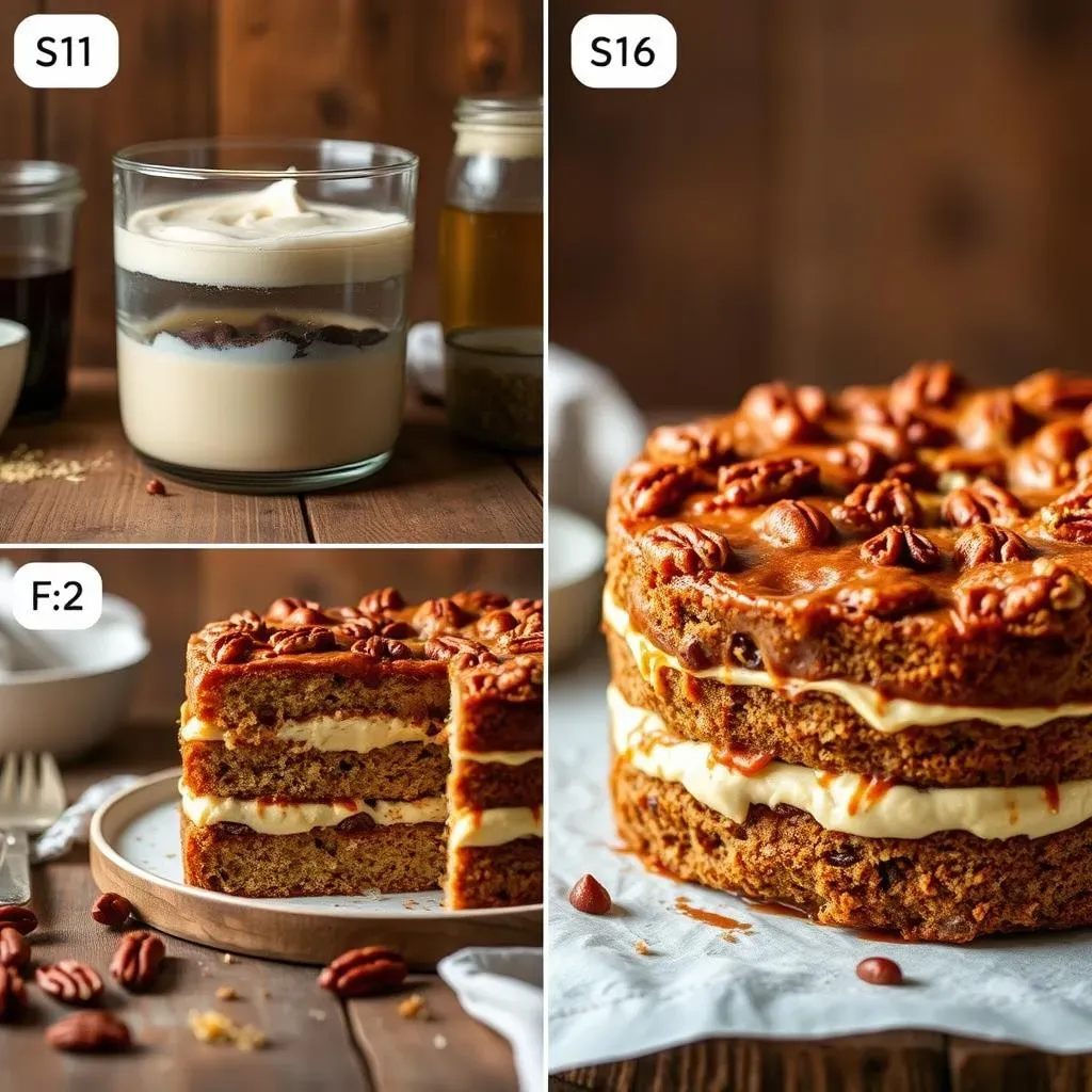 StepbyStep: Assembling Your Sour Cream Pecan Coffee Cake Masterpiece