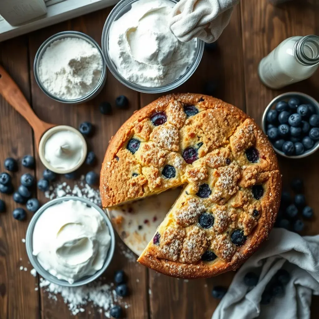 StepbyStep: Baking Your Dream Blueberry Sour Cream Coffee Cake