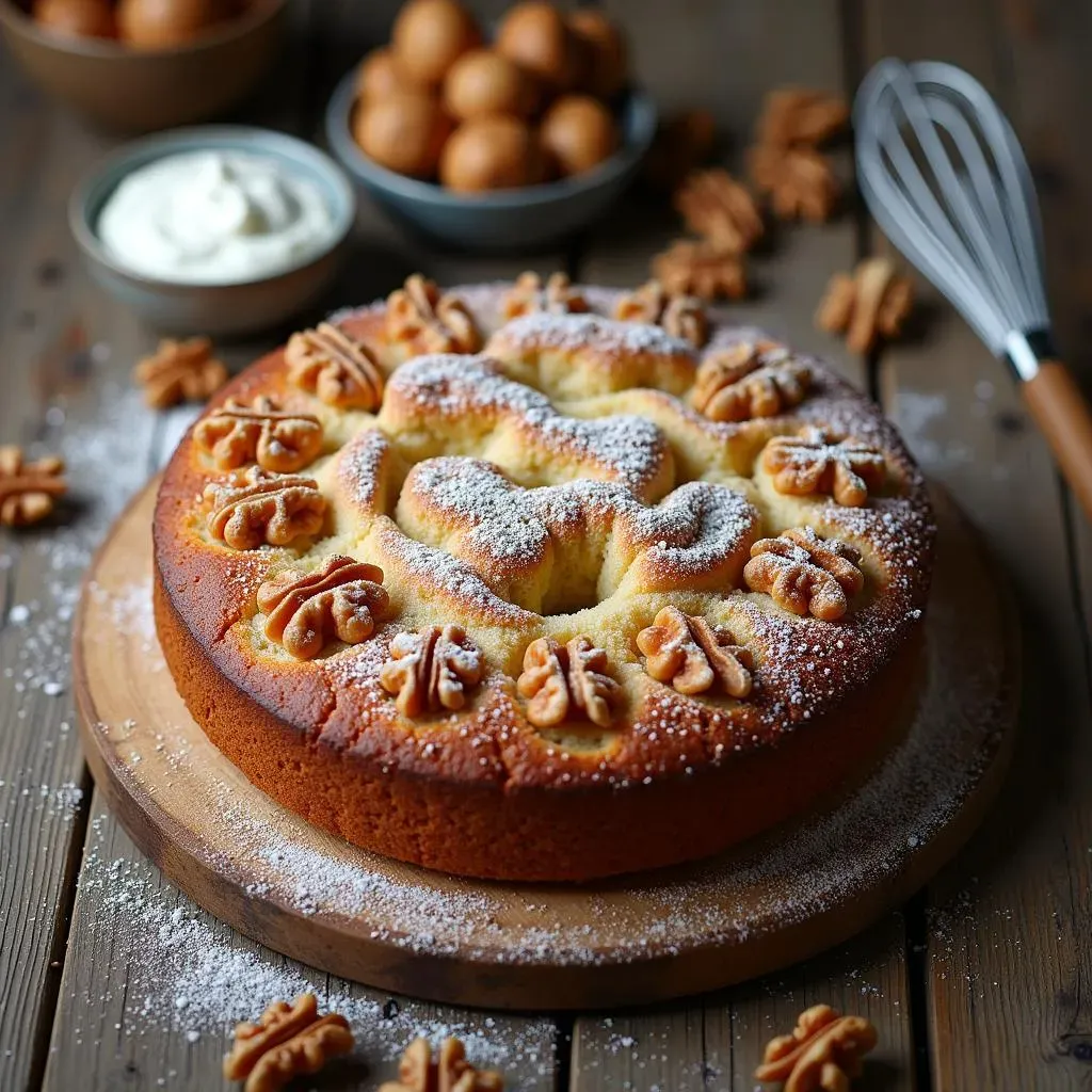 StepbyStep: Baking Your Dream Sour Cream Coffee Cake with Walnuts