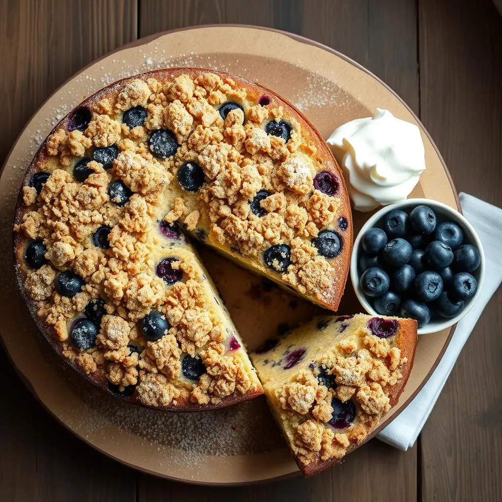 StepbyStep: Baking Your Sour Cream and Blueberry Coffee Cake