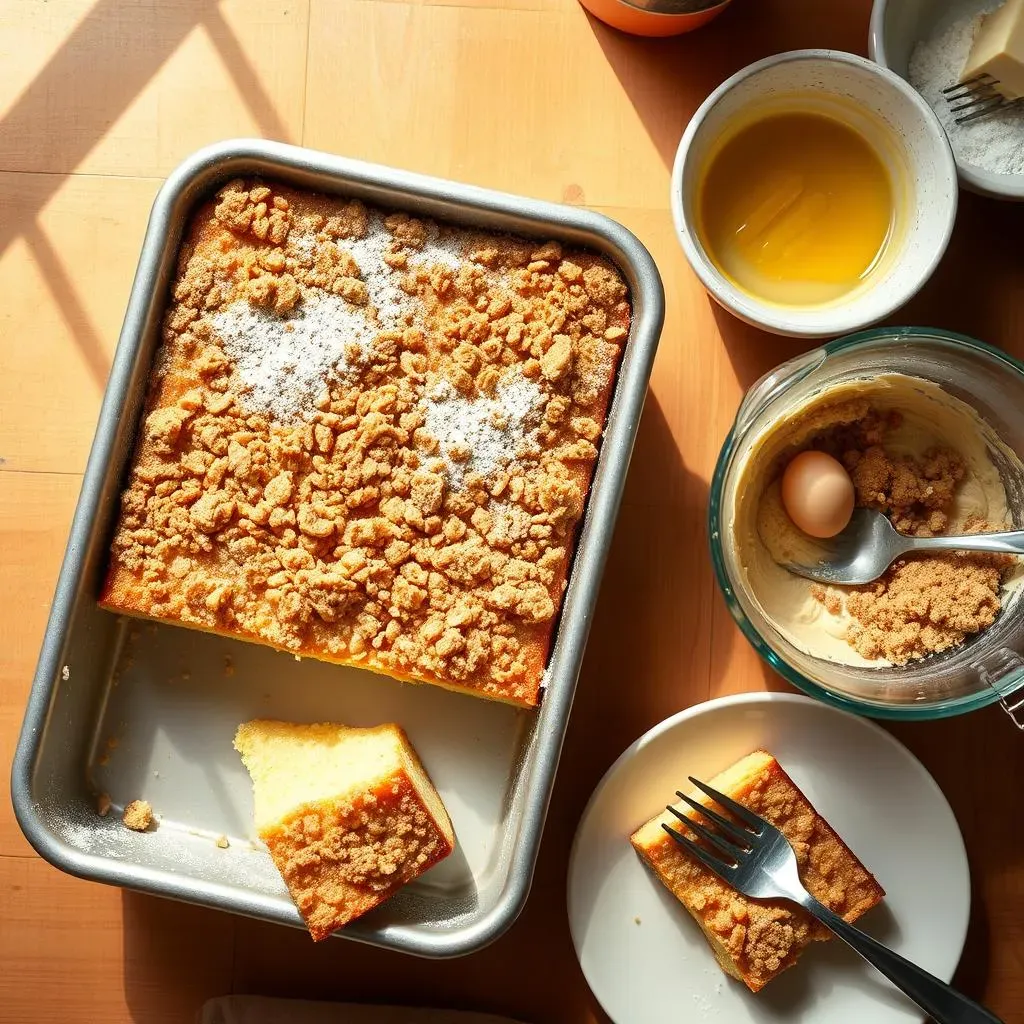 StepbyStep: Baking Your Yellow Cake Mix Coffee Cake