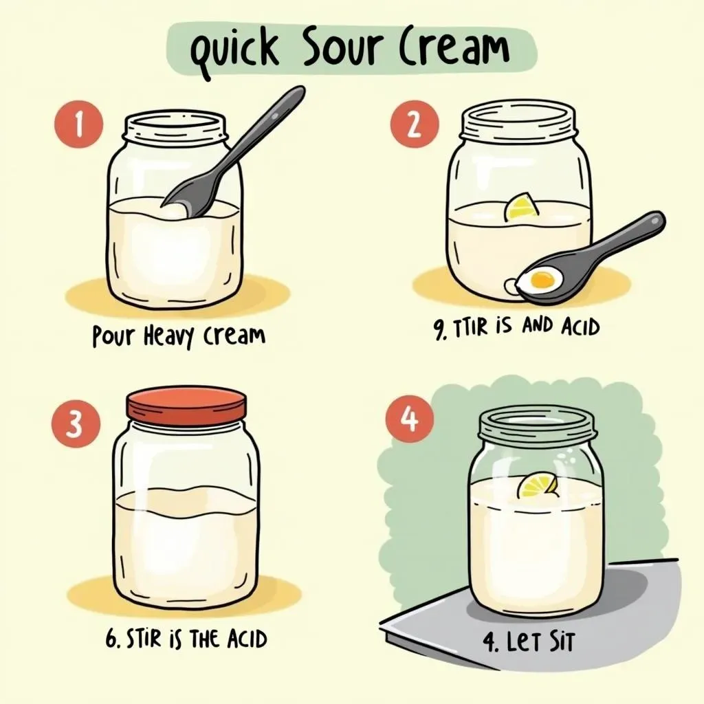 StepbyStep: How to Make Quick Sour Cream