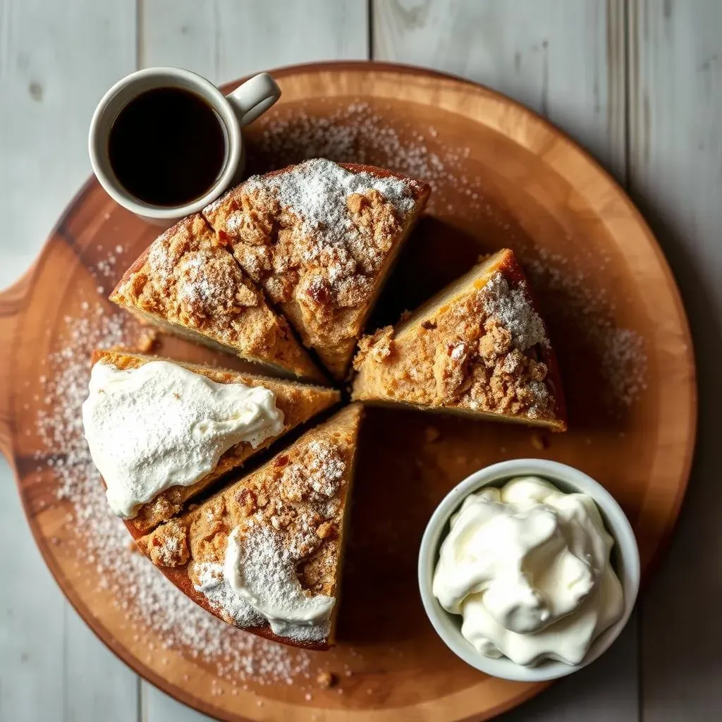 Storing and Serving Your Apple Streusel Coffee Cake Sour Cream Masterpiece