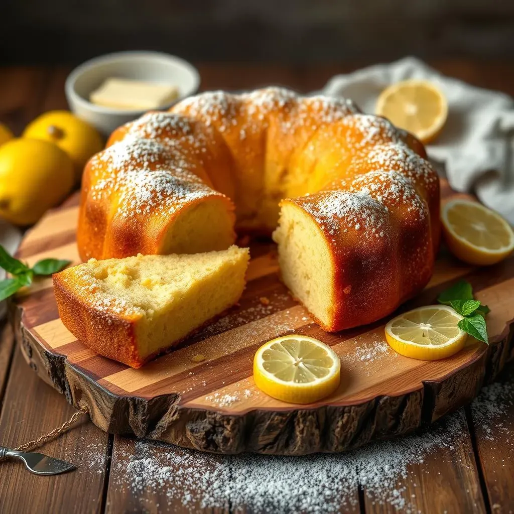 Storing and Serving Your Delicious Lemon Sour Cream Coffee Cake