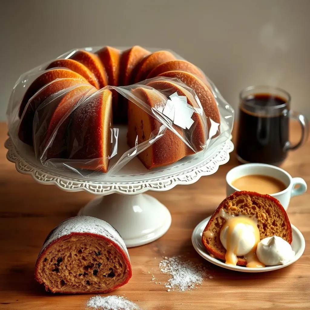 Storing and Serving Your Delicious Sour Cream Coffee Bundt Cake