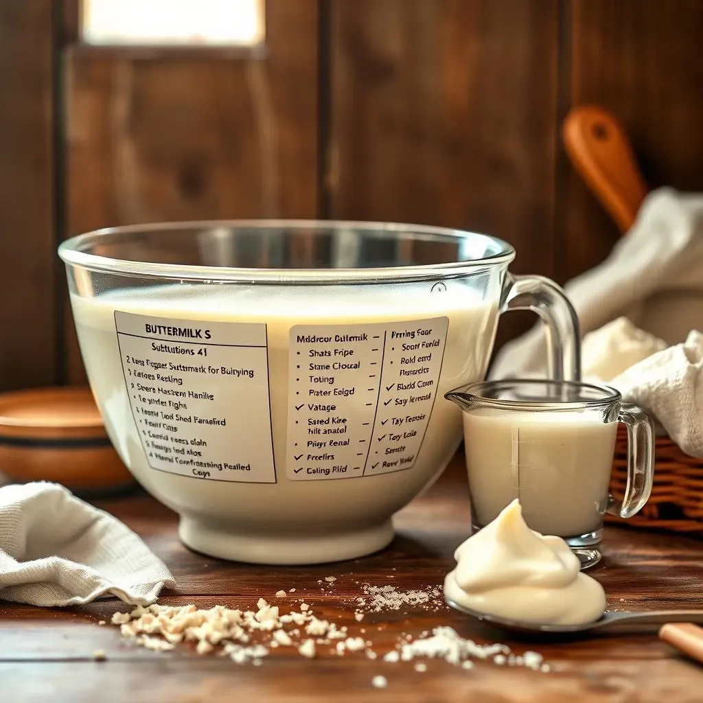 Successful Substitutions: Buttermilk for Sour Cream Recipes