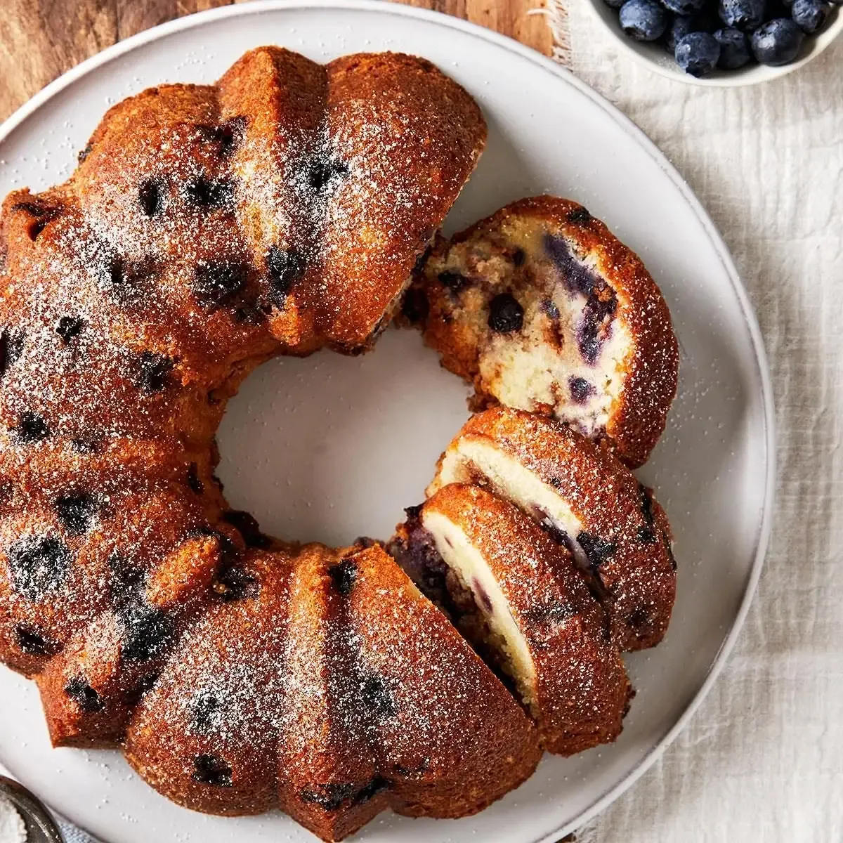 Ultimate taste of home blueberry sour cream coffee cake