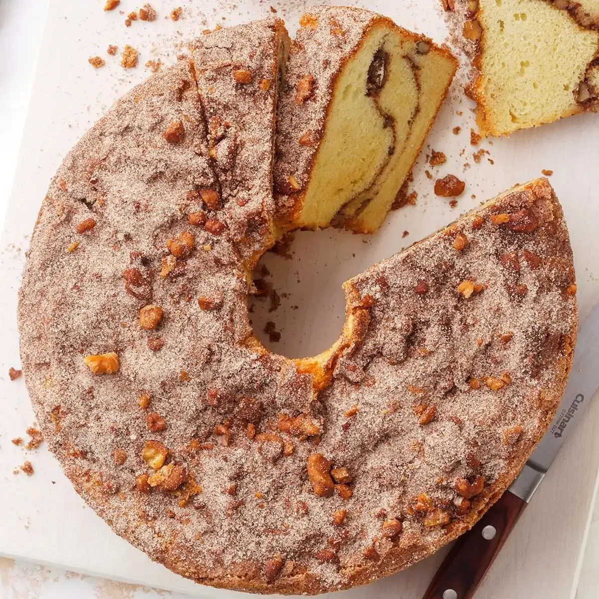Perfect taste of home sour cream coffee cake recipe
