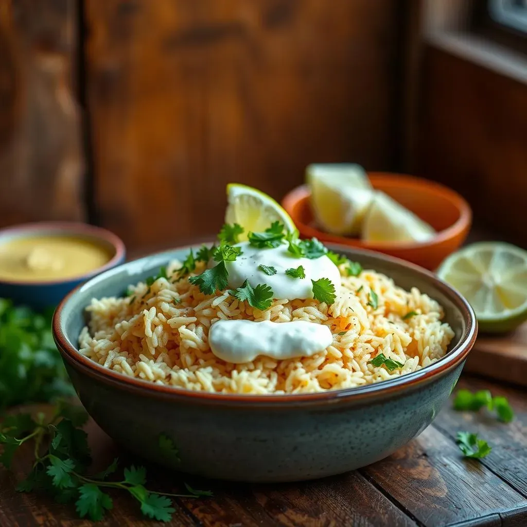 The Magic of Mexican Rice with Sour Cream