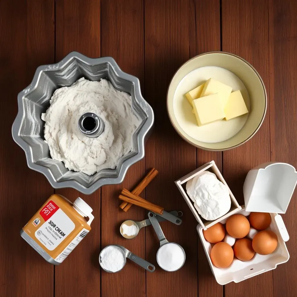 The Perfect Sour Cream Coffee Cake Bundt: Gathering Your Ingredients