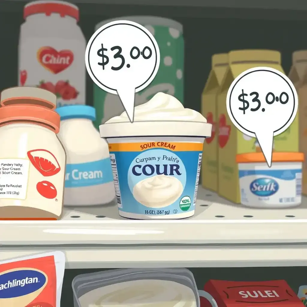 The Price Of Conventional Sour Cream In Washington