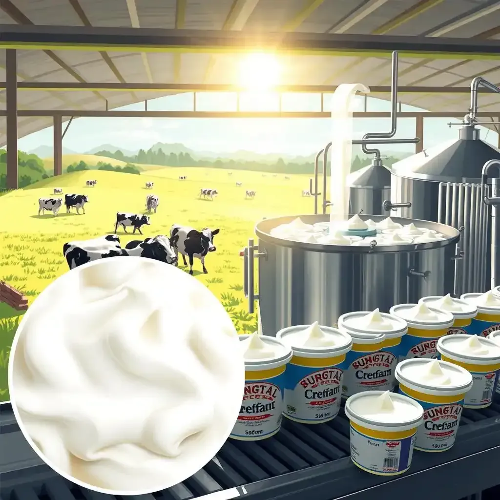 The Sour Cream Production Process From Farm To Fridge