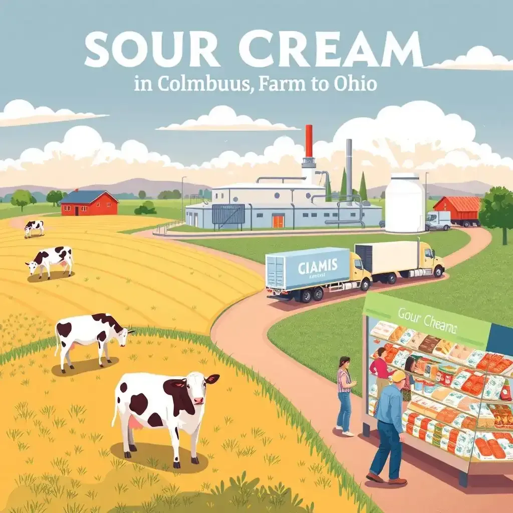 The Sour Cream Supply Chain In Columbus From Farm To Table