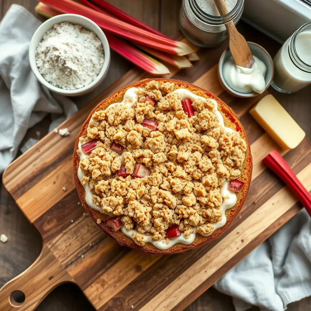 The Ultimate Rhubarb Coffee Cake Sour Cream Recipe