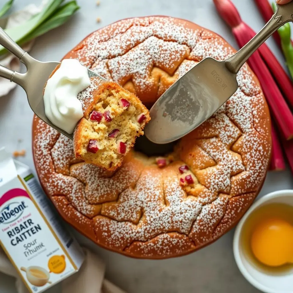 Tips for a Perfectly Moist Rhubarb Sour Cream Coffee Cake