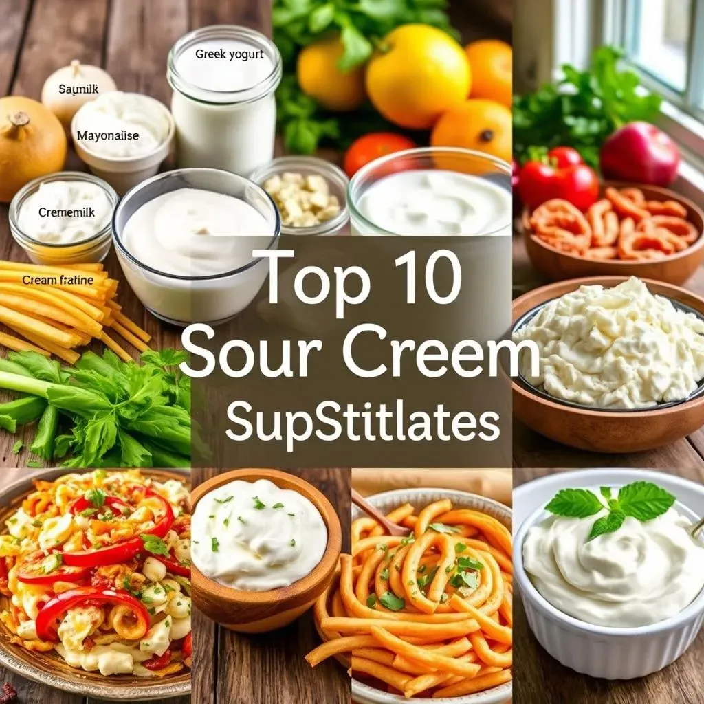 Top 10 Sour Cream Recipe Substitutes