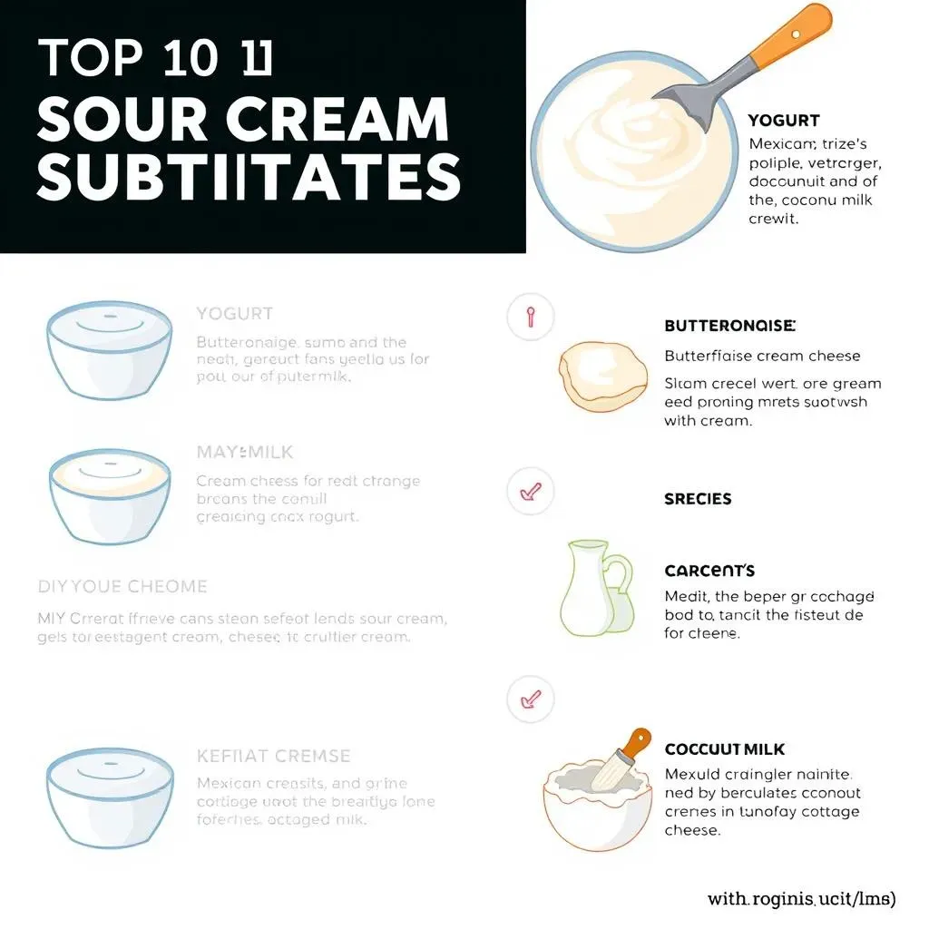 Top 10 Sour Cream Substitutes: What to Use Instead