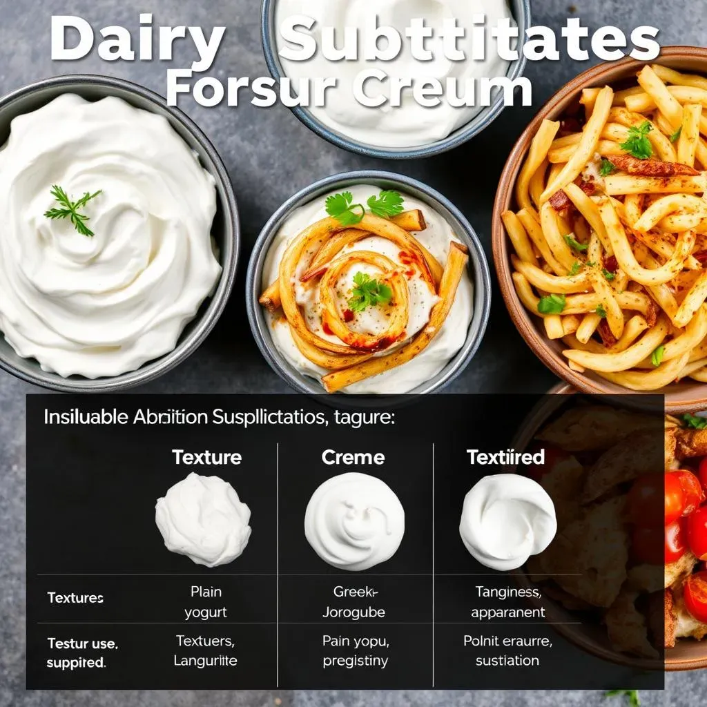 Top Dairy Substitutes for Sour Cream: What Can You Use?