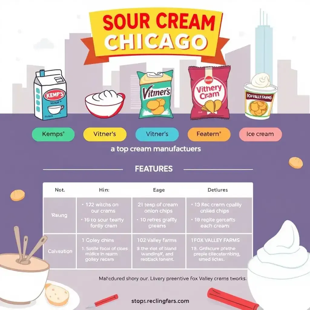 Top Sour Cream Manufacturers In Chicago A Creamy Overview