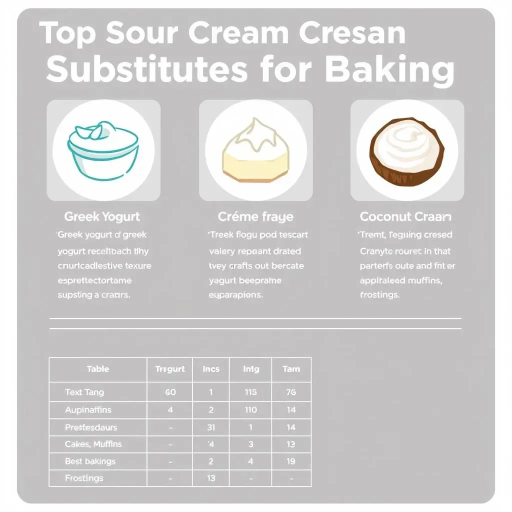 Top Sour Cream Substitutes for Baking