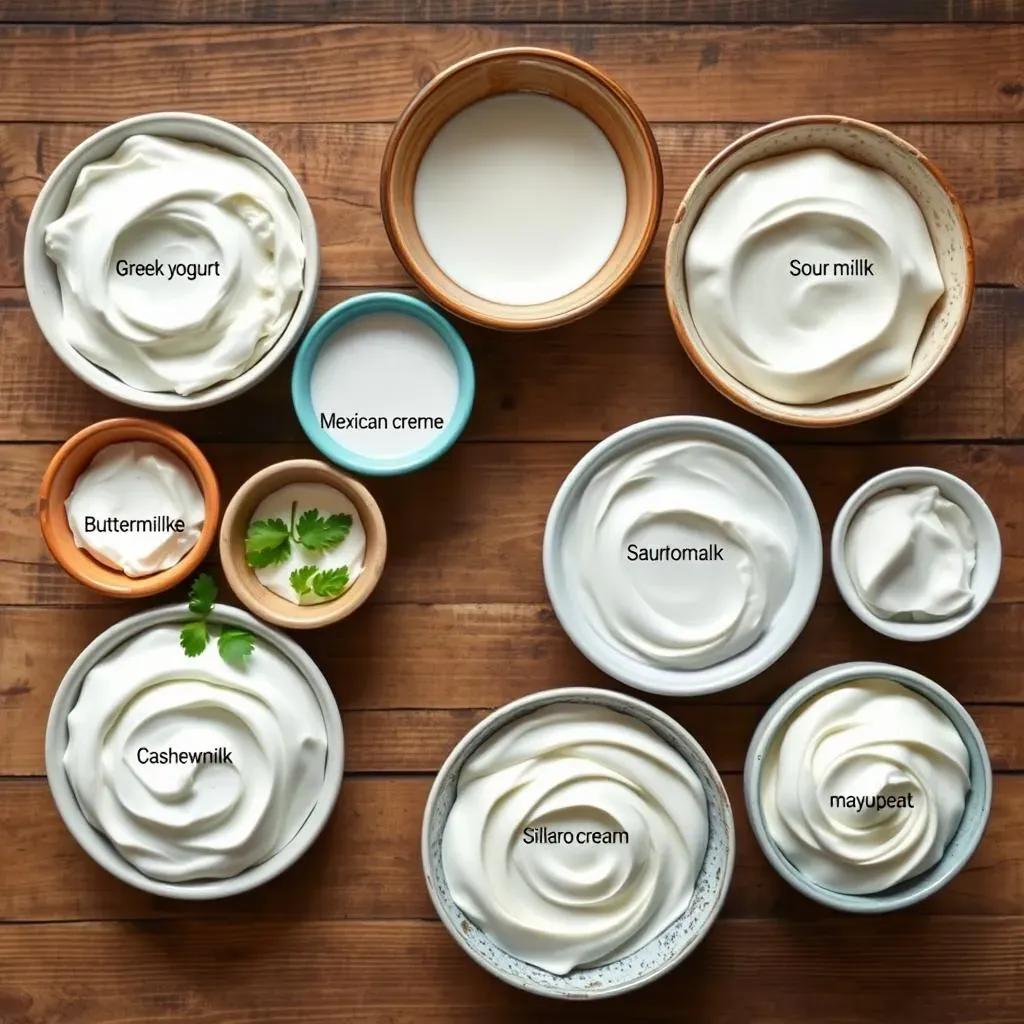 Top Substitutes for Sour Cream: Dairy and Beyond