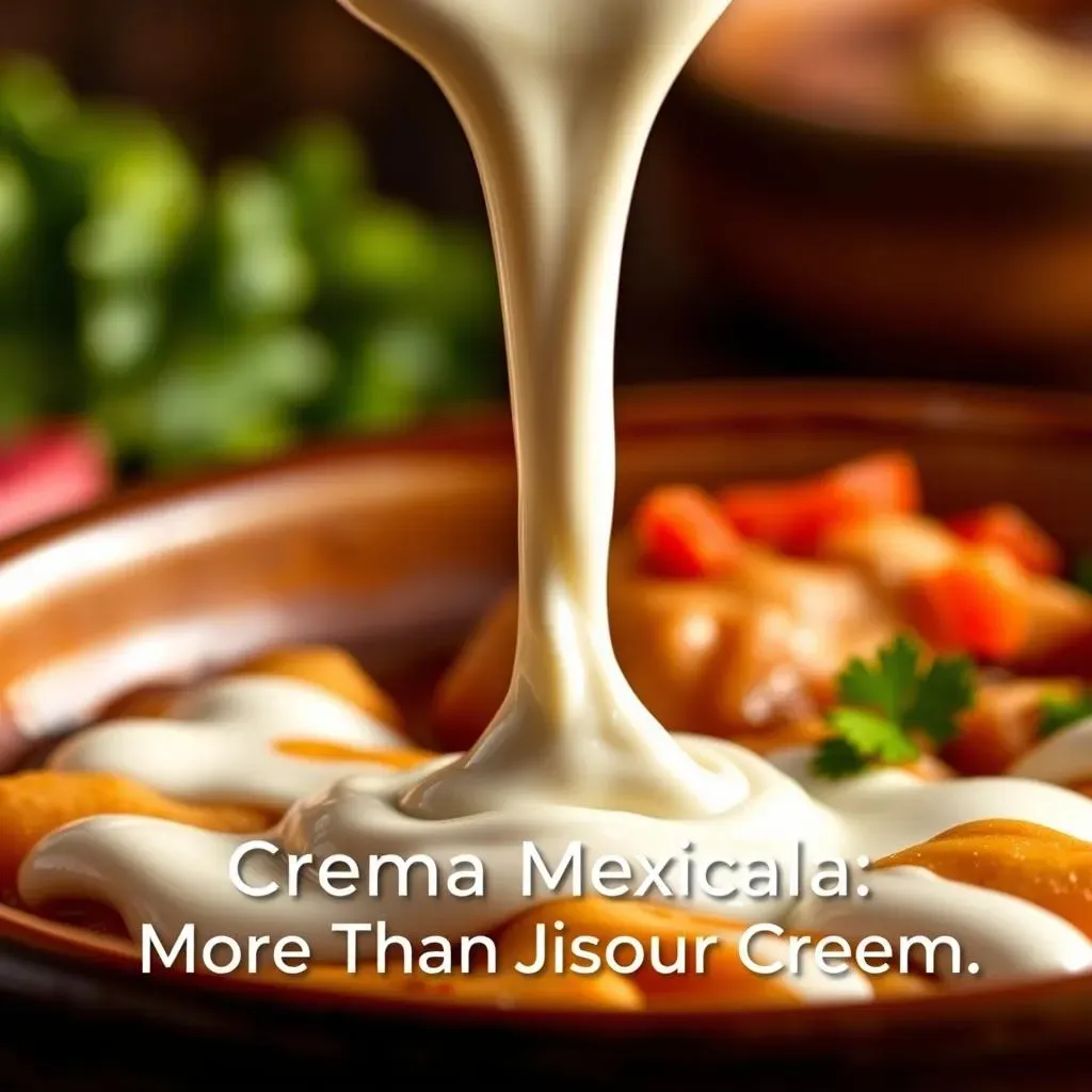 Understanding Crema Mexicana: More Than Just Sour Cream