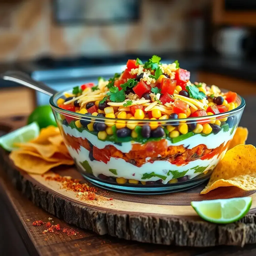 Variations And Twists On The Classic 7 Layer Mexican Dip With Cream Cheese And Sour Cream