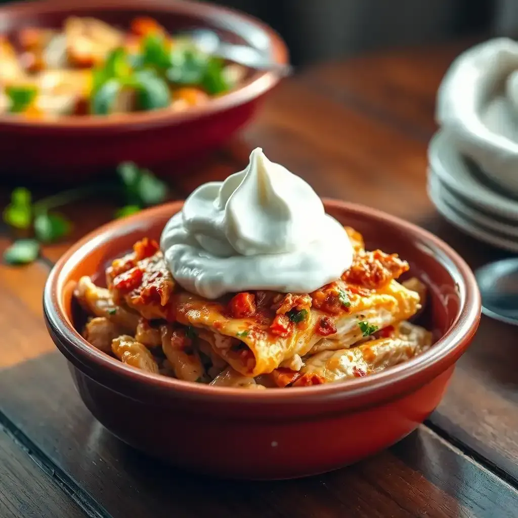 Variations On The Classic Mexican Chicken Casserole With Sour Cream