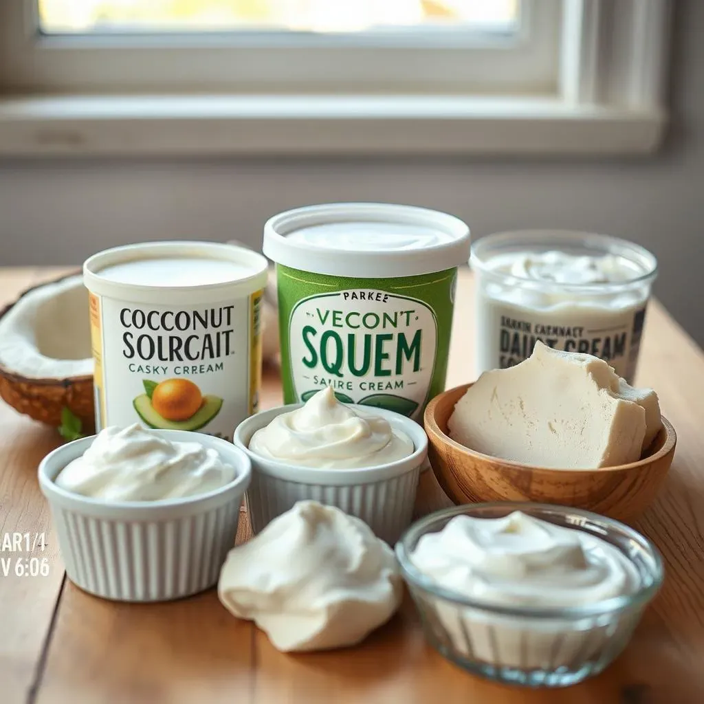 Vegan and DairyFree Sour Cream Options