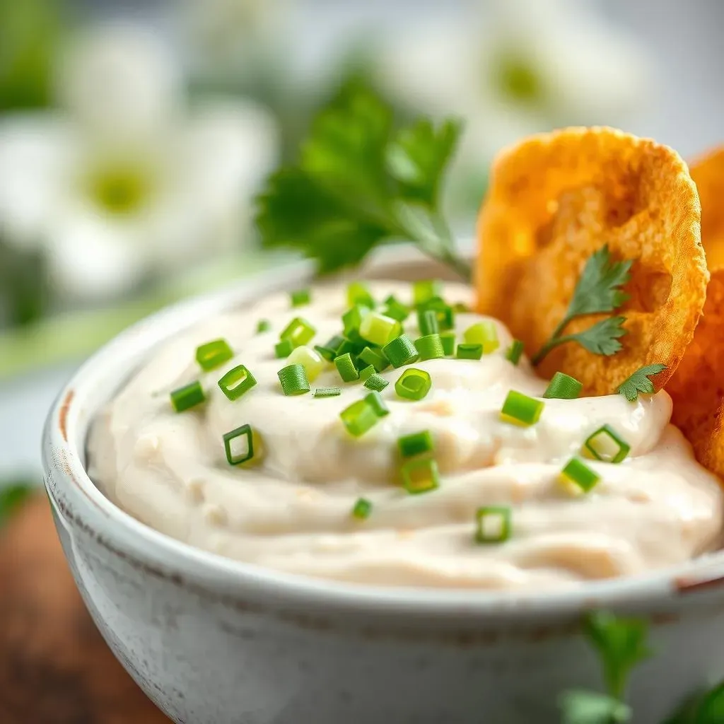 Ultimate Vegan Sour Cream and Chive Dip Recipe