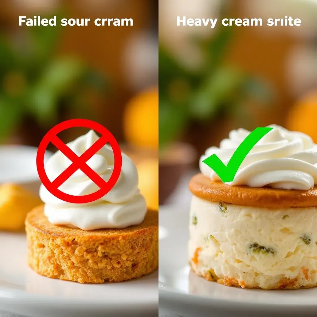 When Sour Cream Fails as a Heavy Cream Substitute:  And What to Use Instead